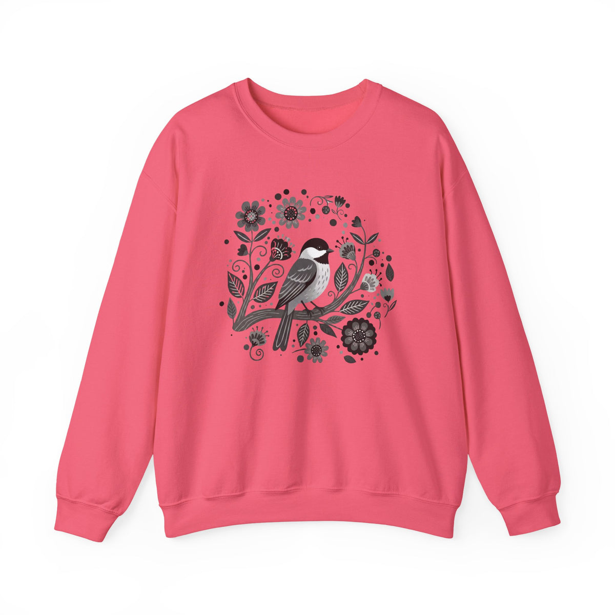 Folk Art Chickadee Sweatshirt