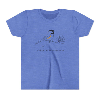 Mid-Modern Chickadee Youth Tee