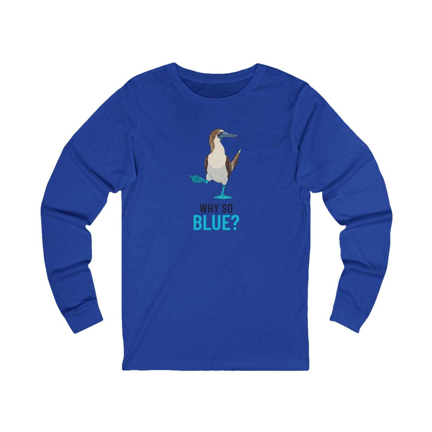 Blue-Footed Booby Long Sleeve Tee (XS)