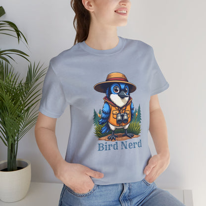 Bird Nerd Blue Jay Tee