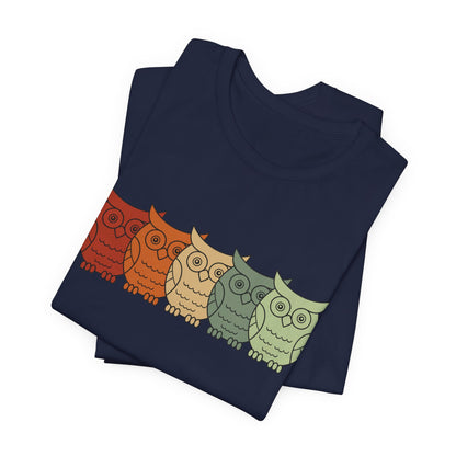 Owls on Parade Rainbow Owls Tee