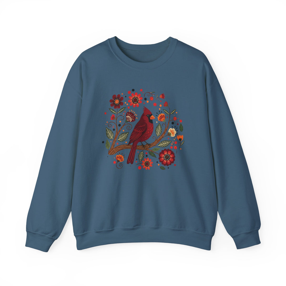 Folk Art Cardinal Sweatshirt
