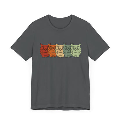 Owls on Parade Rainbow Owls Tee