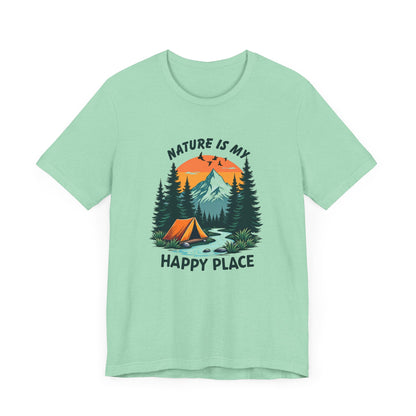 Nature Is My Happy Place Unisex Tee