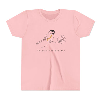 Mid-Modern Chickadee Youth Tee