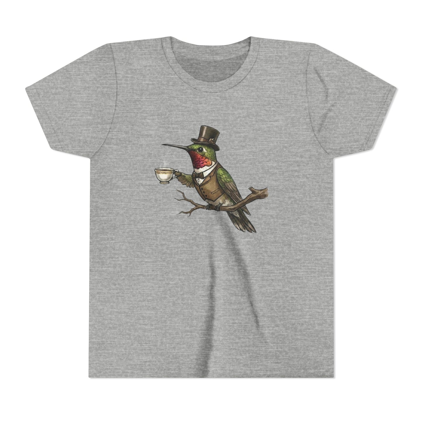 Gray t-shirt with a brown Africa map design and 'Next in Line' text on a white background