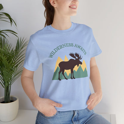 Wilderness Awaits Moose Tee