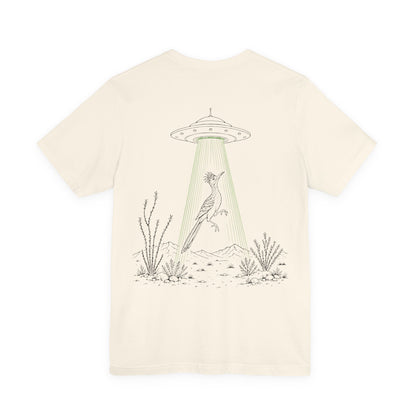 Roadrunner and UFO Back Design Tee