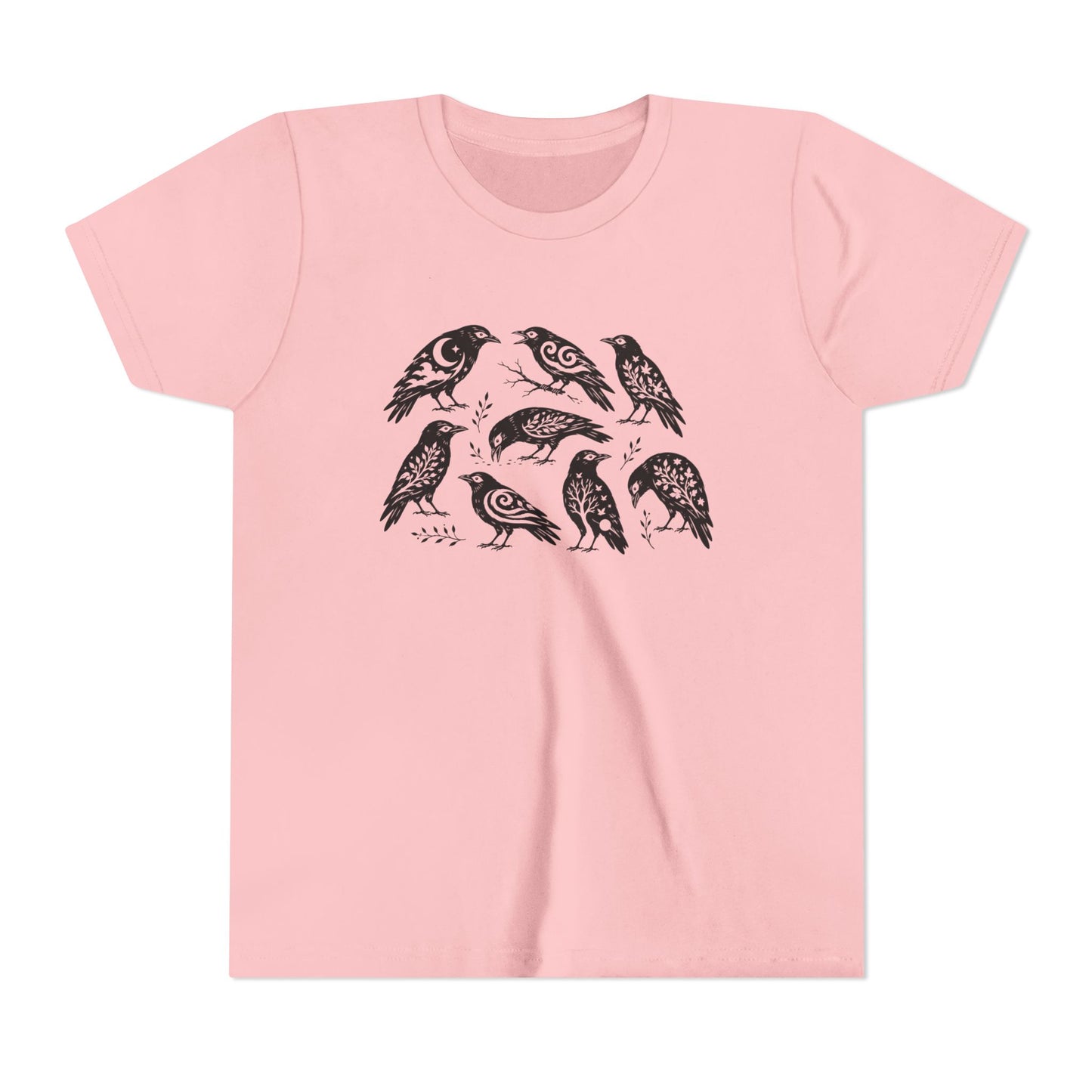 Folk-Art Crows Youth Tee