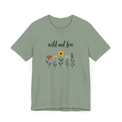 Wild and Free Floral Tee