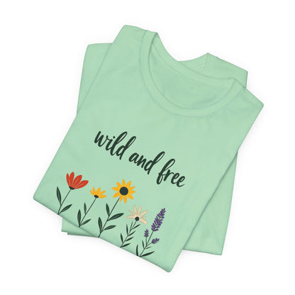 Wild and Free Floral Tee