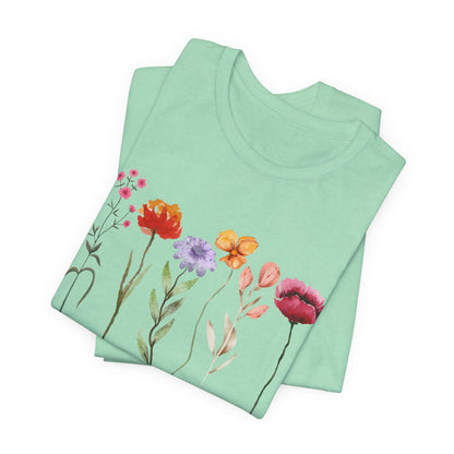 Tall Flowers Art Tee