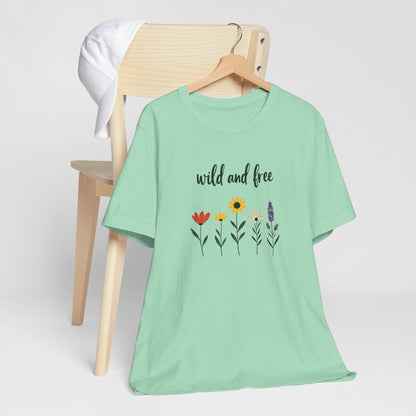 Wild and Free Floral Tee