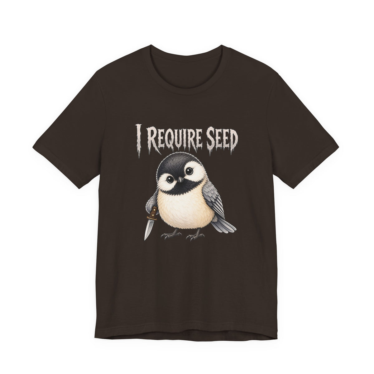 Chickadee Requires Seed Tee (4XL)