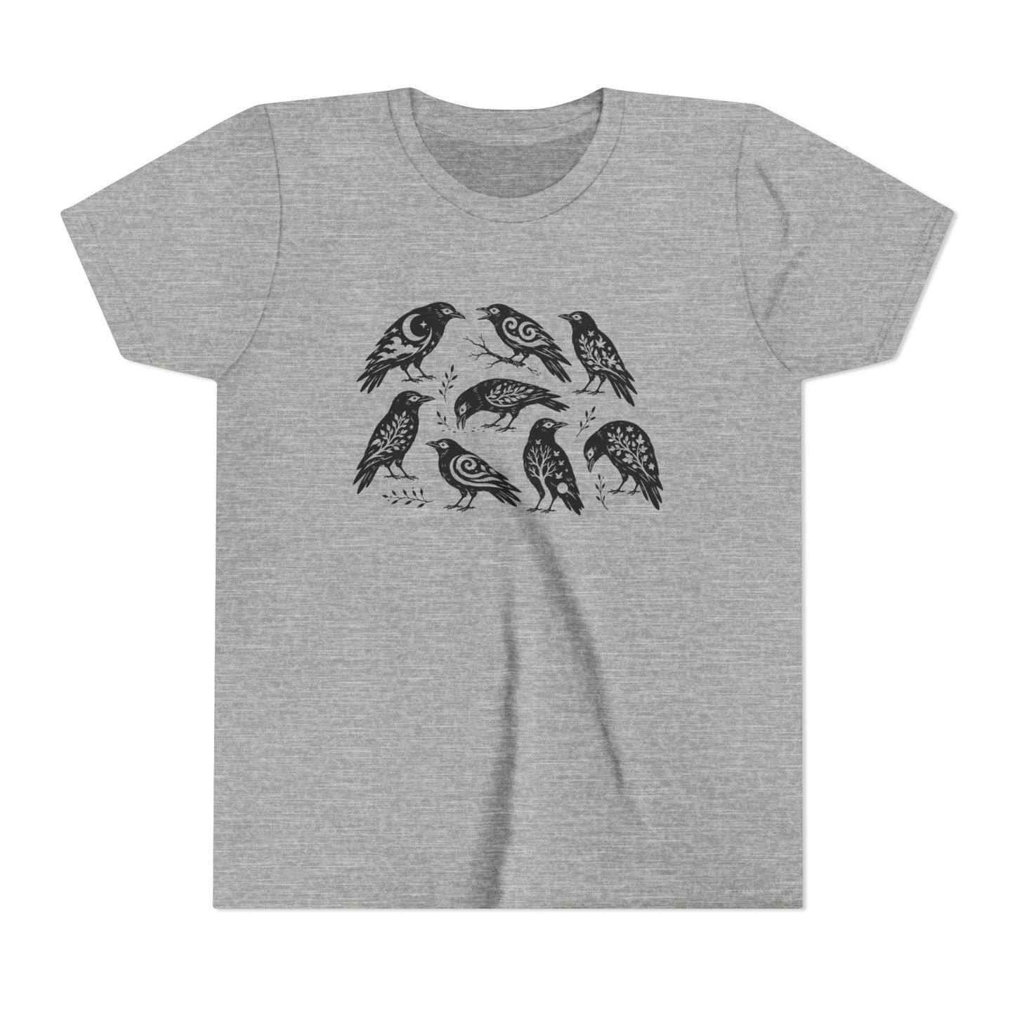 Folk-Art Crows Youth Tee