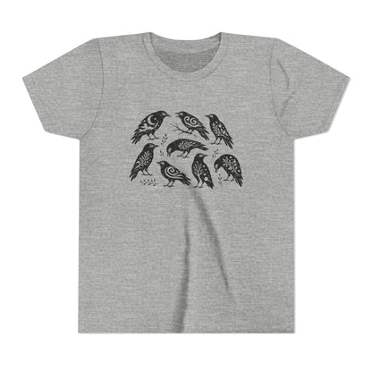 Folk-Art Crows Youth Tee