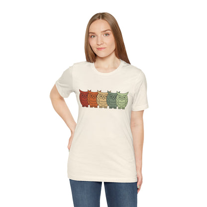 Owls on Parade Rainbow Owls Tee