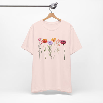 Tall Flowers Art Tee