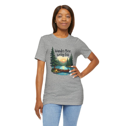 Wander More, Worry Less Tee