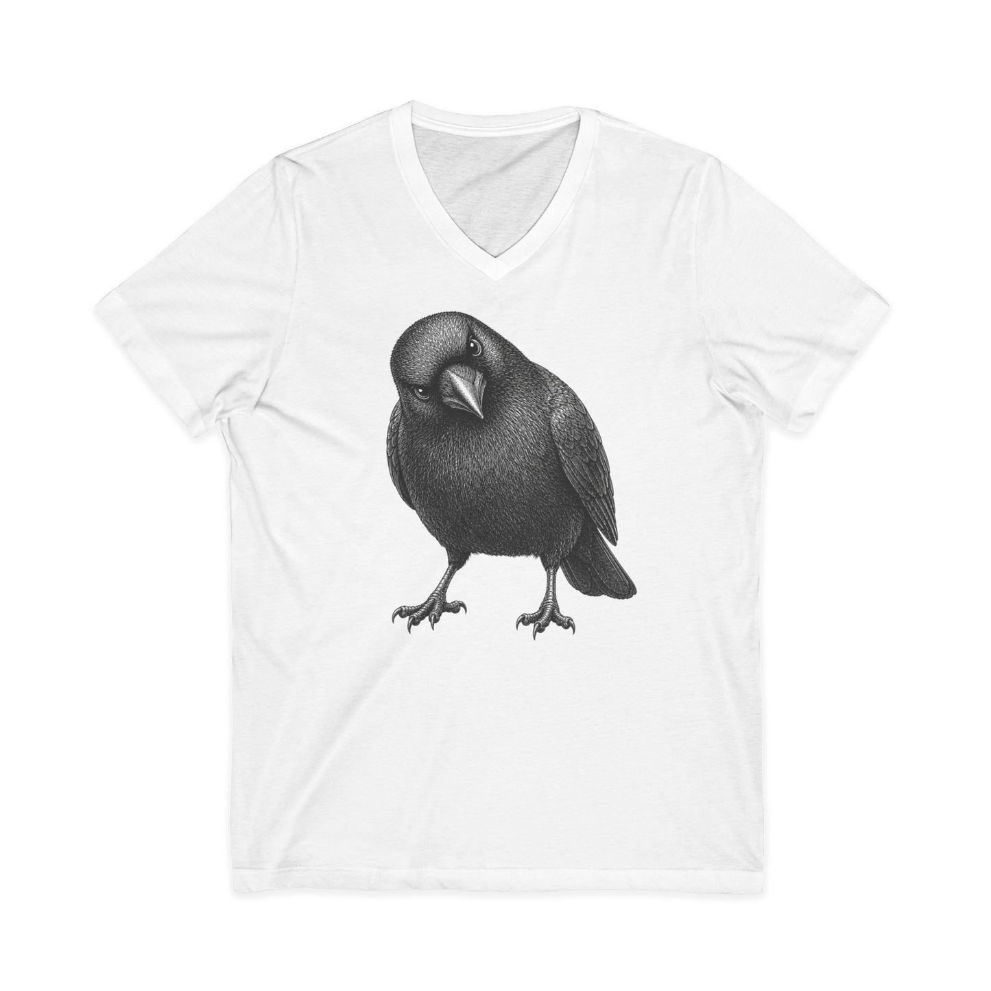 Indignant Crow V-Neck Tee