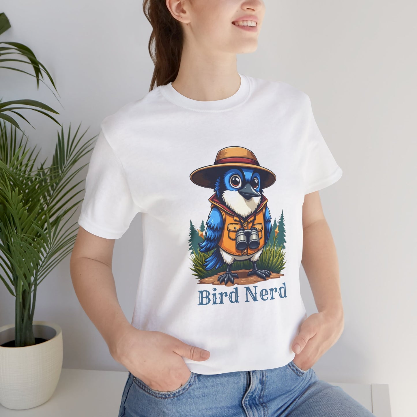 Bird Nerd Blue Jay Tee