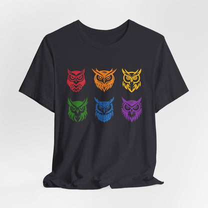 Rainbow Owls Tee