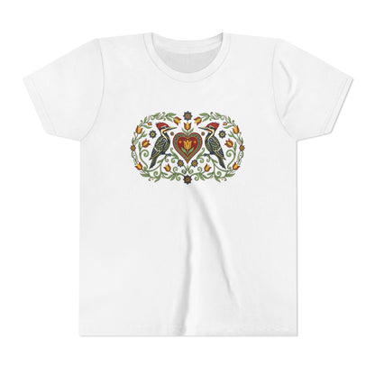 Folk Art Woodpeckers Youth Tee