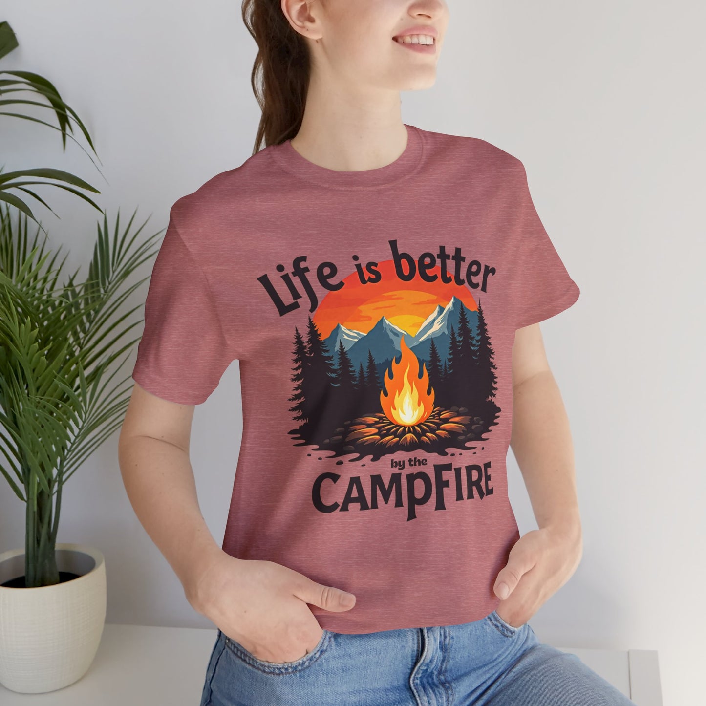 Life is Better by the Campfire Tee