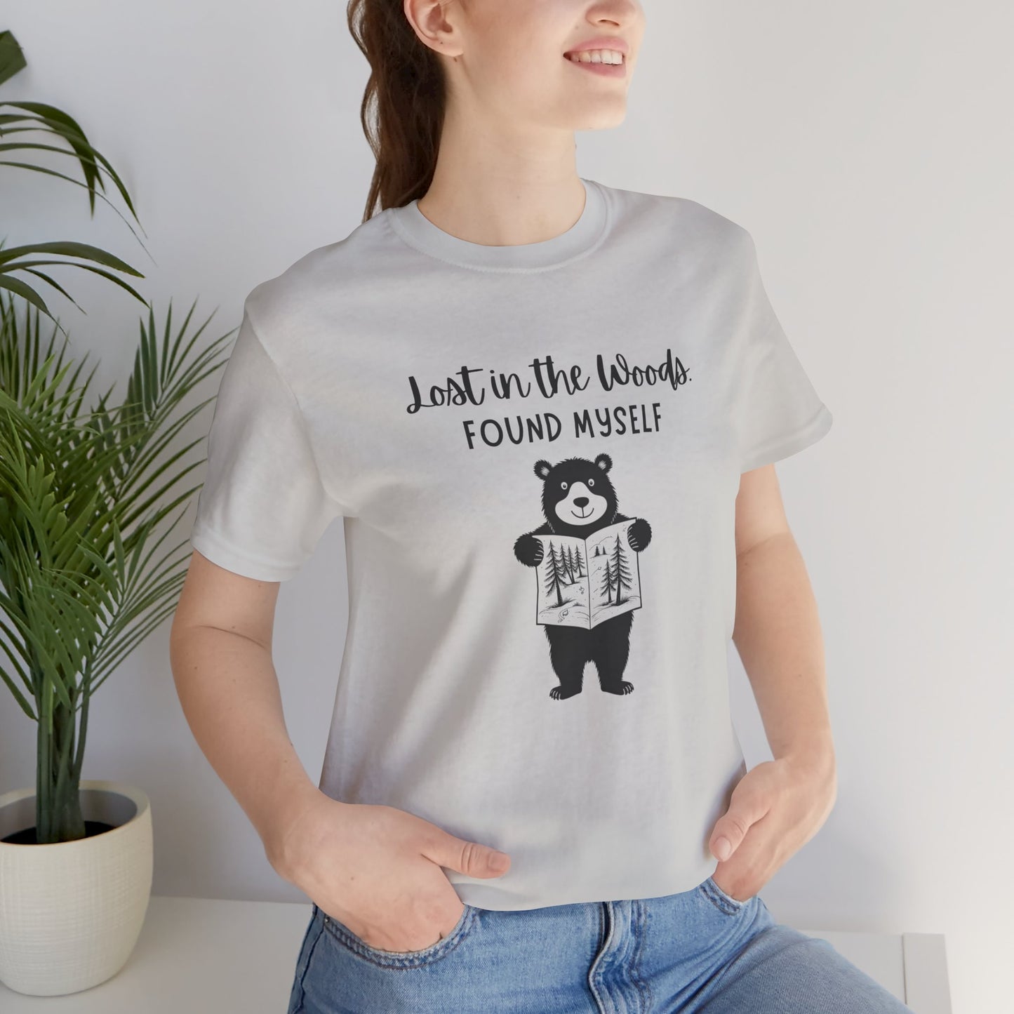 Lost in the Woods Found Myself Bear Tee