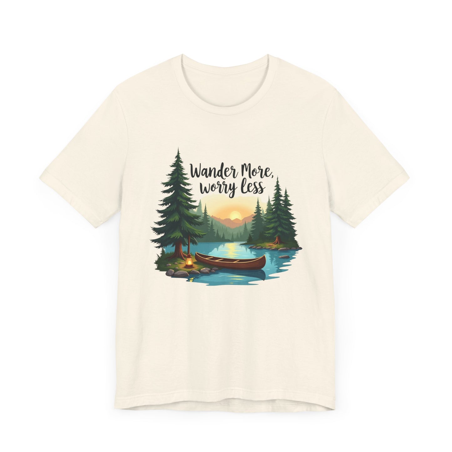 Wander More, Worry Less Tee