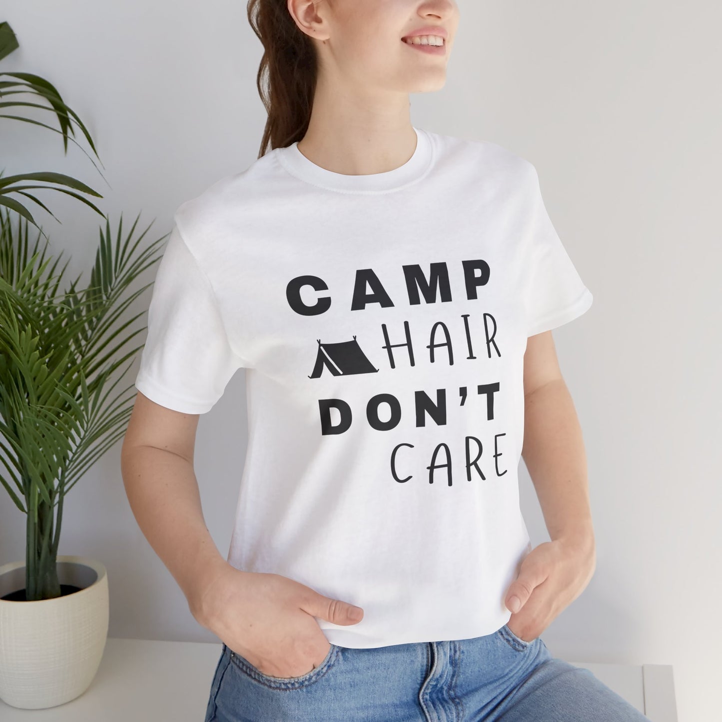 Camp Hair Don't Care Tee