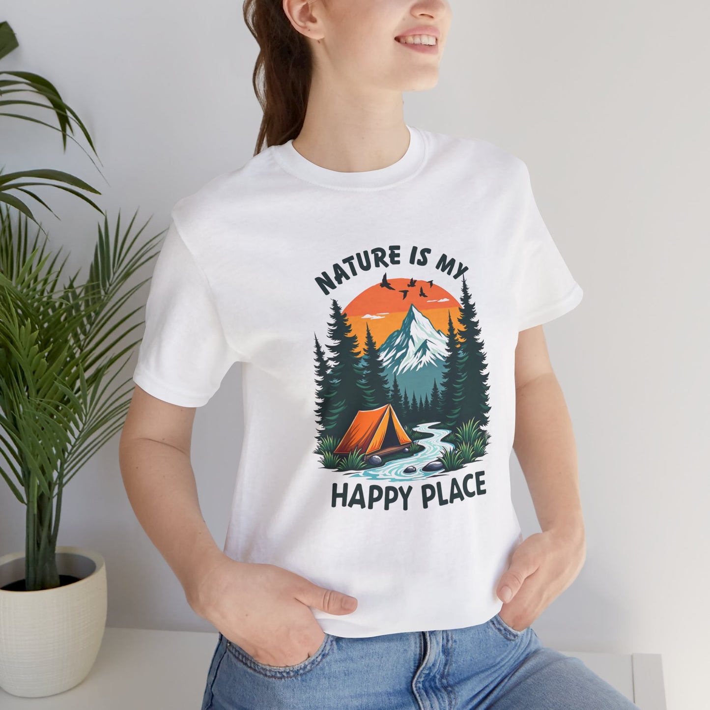 Nature Is My Happy Place Unisex Tee