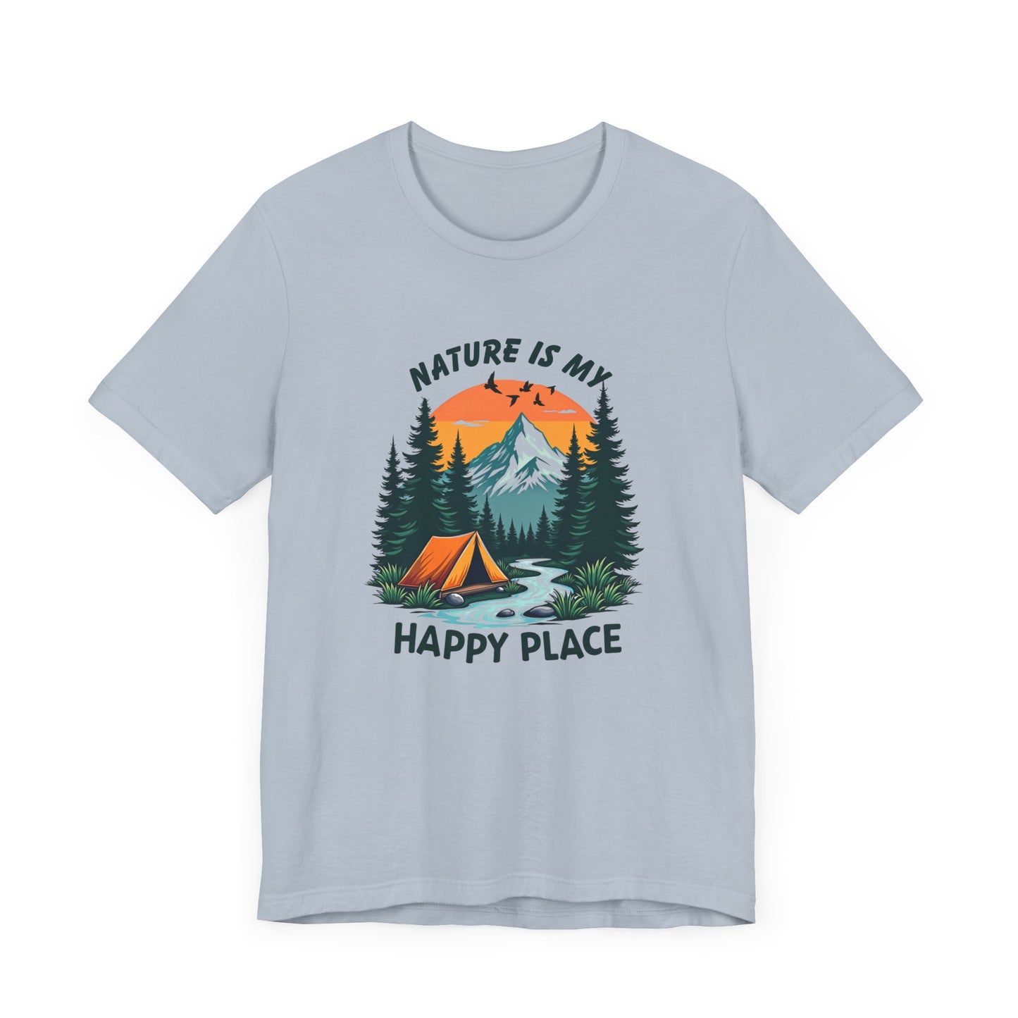 Nature Is My Happy Place Unisex Tee