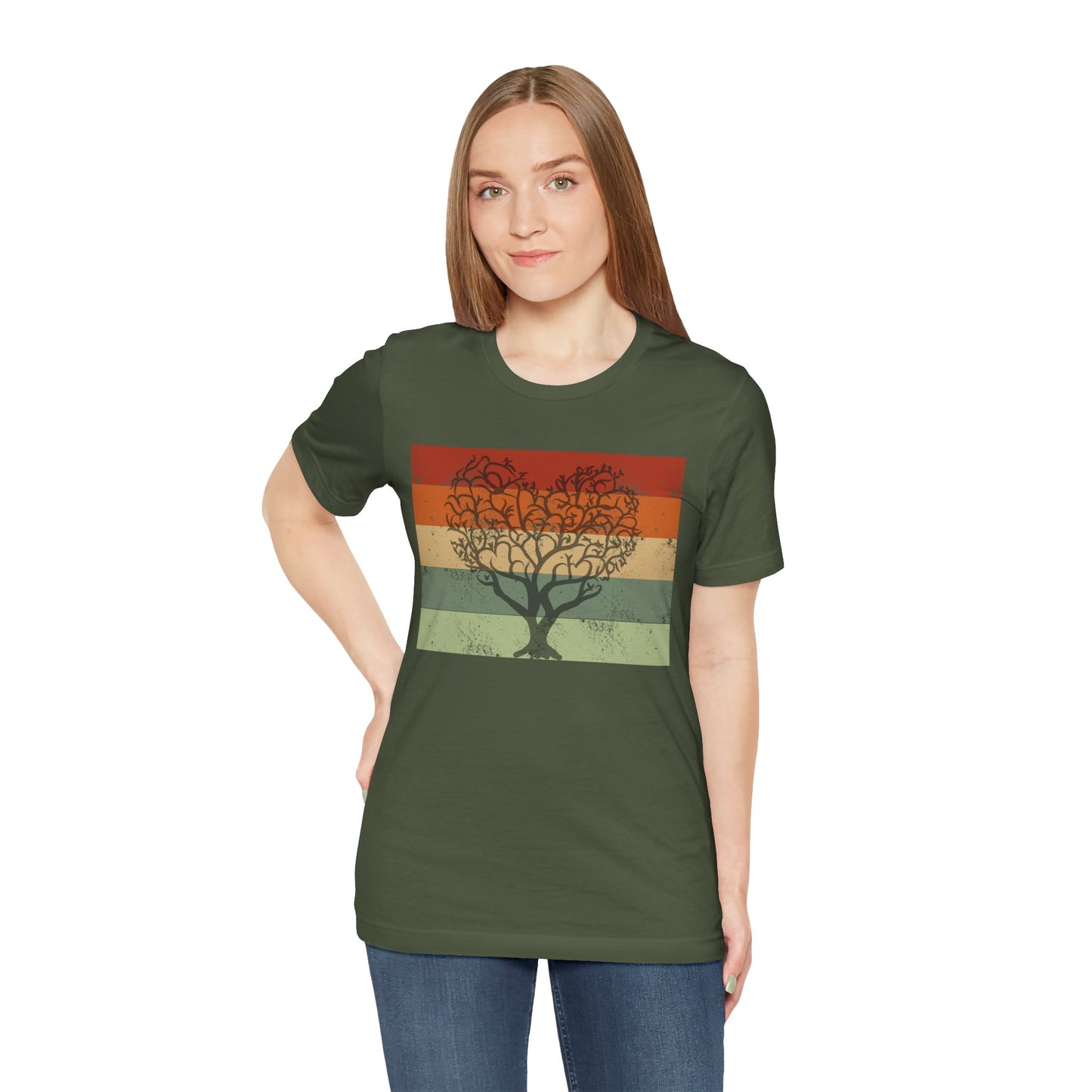 Heart Tree Retro Tee