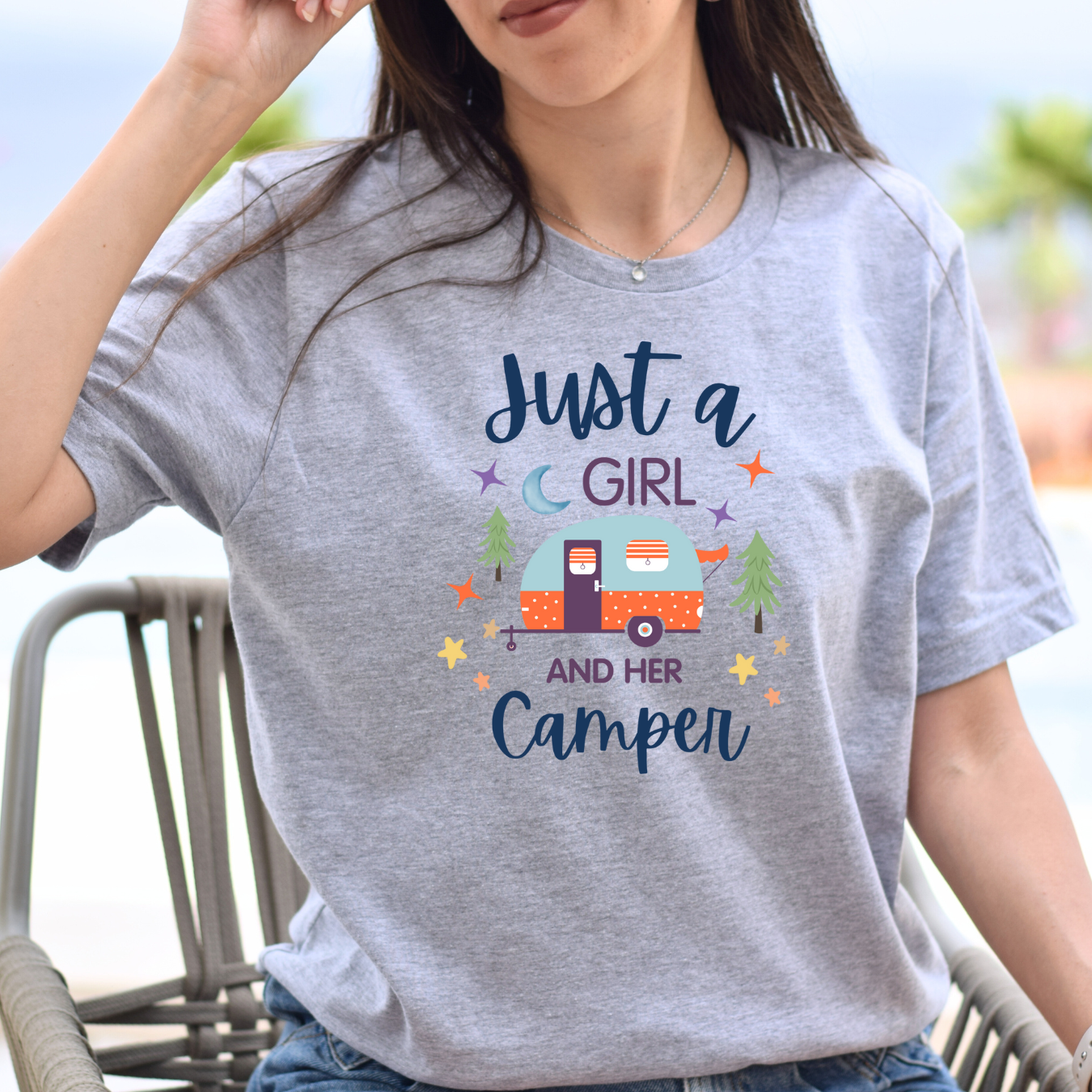 Just a Girl and Her Camper Tee