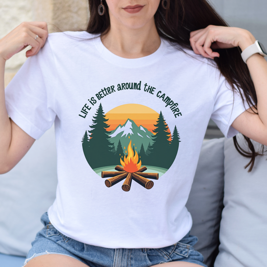 Life is Better Around the Campfire Tee