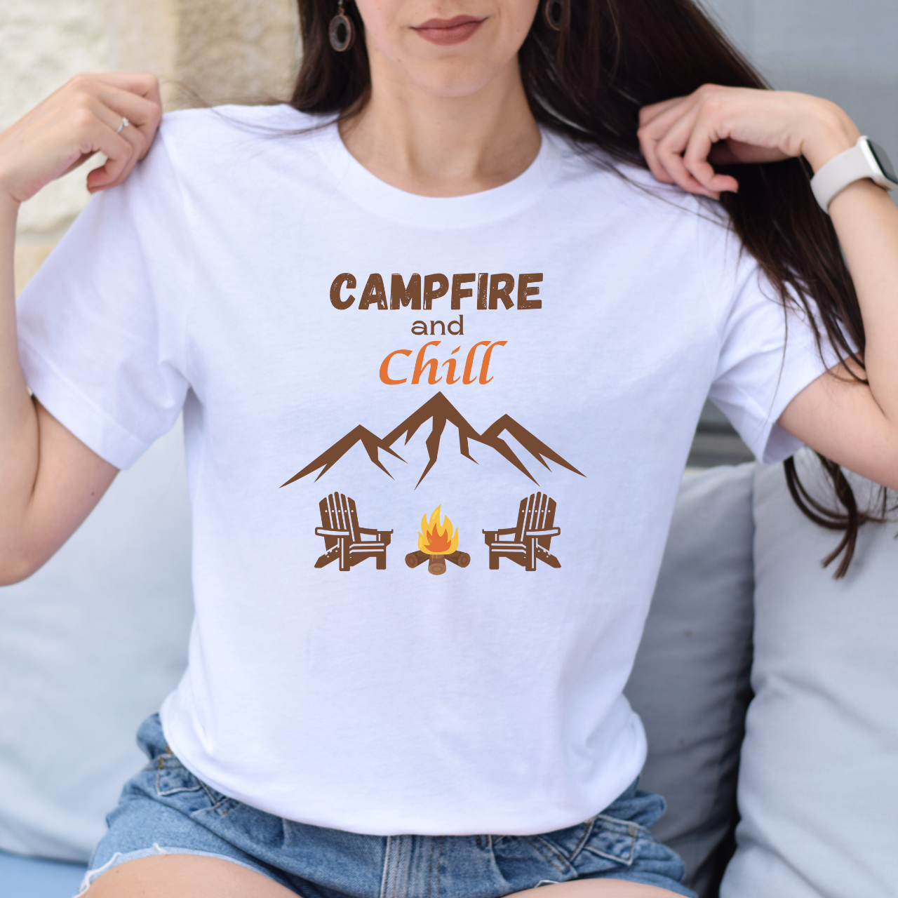 Campfire and Chill Tee