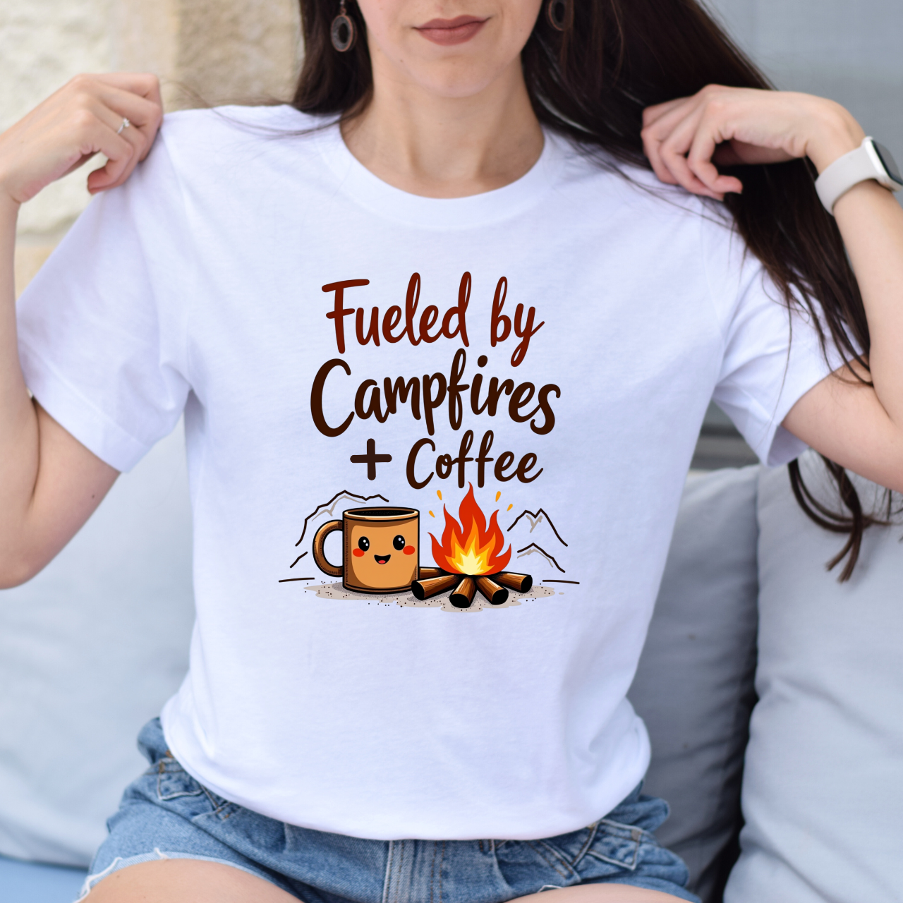 Fueled by Campfires + Coffee Tee