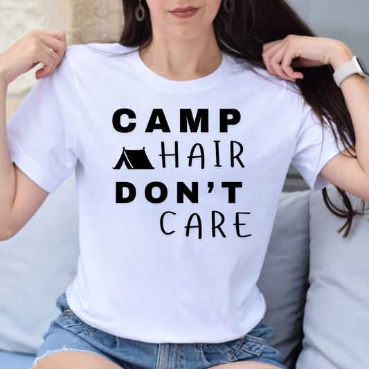 Camp Hair Don't Care Tee