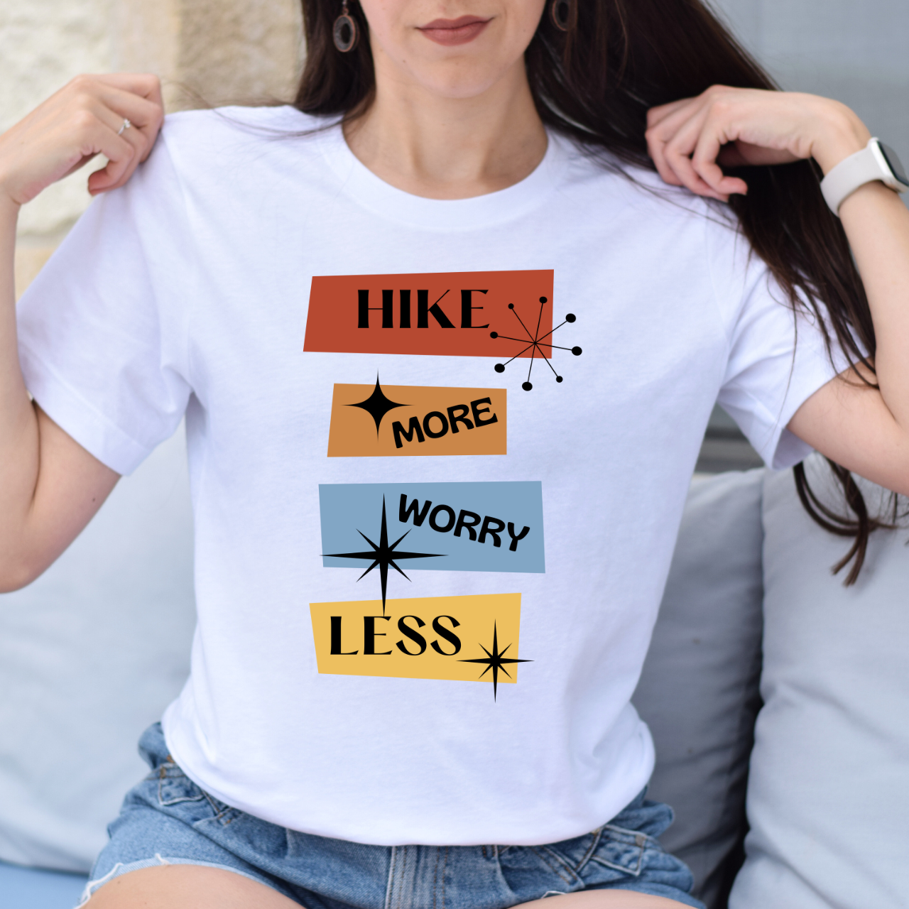 Hike More Worry Less Tee