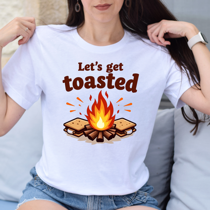 Let's Get Toasted Campfire Tee