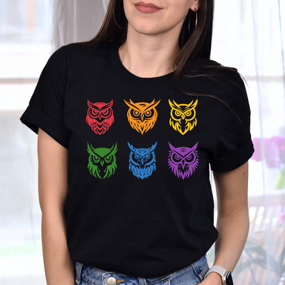 Rainbow Owls Tee