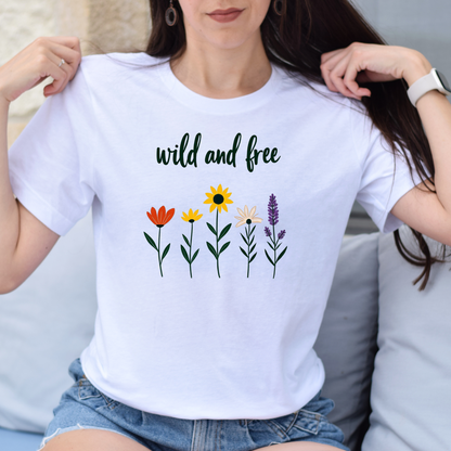 Wild and Free Floral T-Shirt