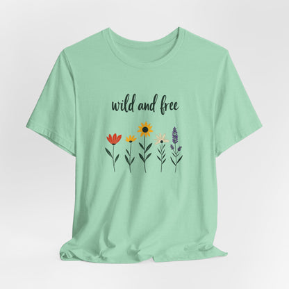 Wild and Free Floral Tee