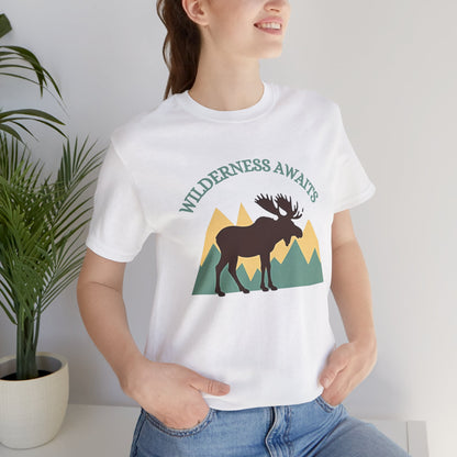 Wilderness Awaits Moose Tee