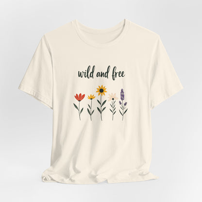 Wild and Free Floral Tee