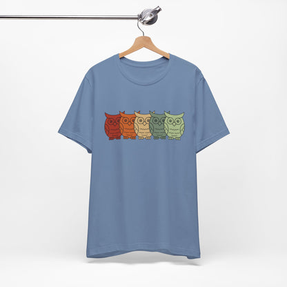 Owls on Parade Rainbow Owls Tee