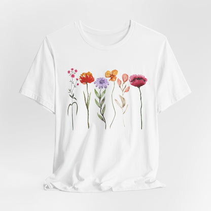 Tall Flowers Art Tee