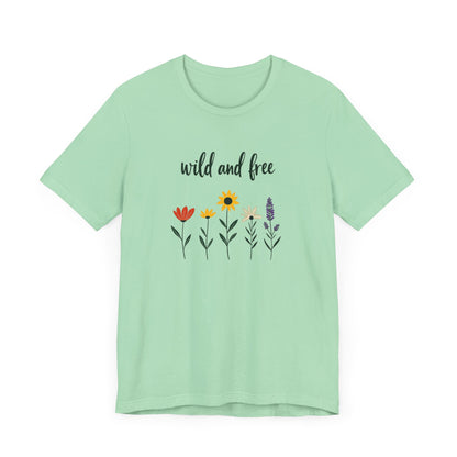 Wild and Free Floral Tee