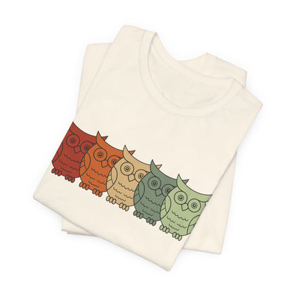 Owls on Parade Rainbow Owls Tee